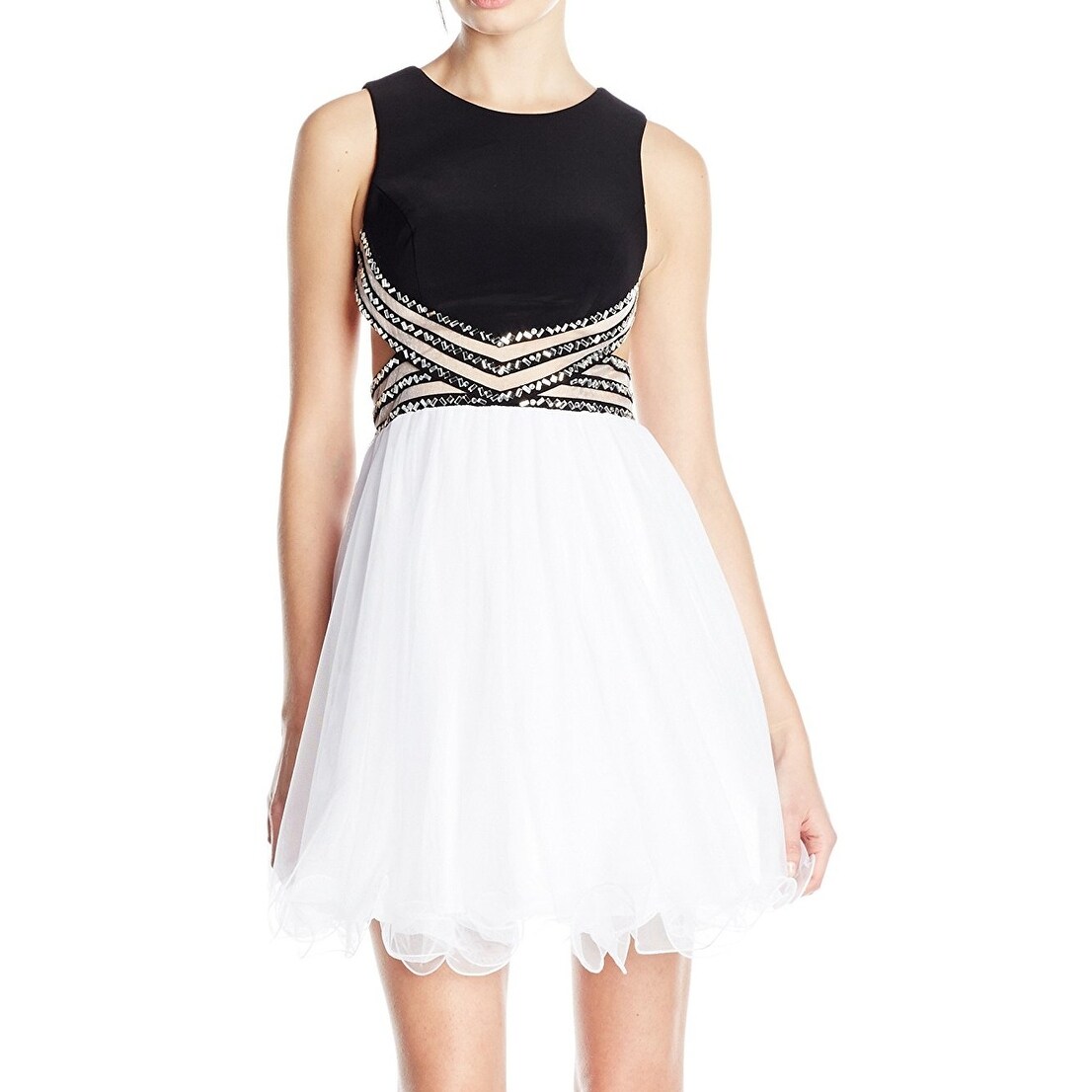 blondie nights embellished tulle gown