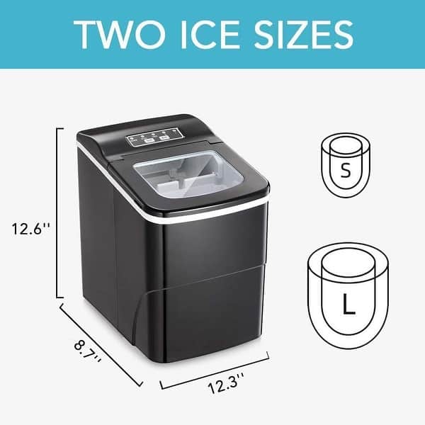 Ice Maker Machine for Countertop, 9 Cubes Ready in 68 Minutes 7.08 in Bed Bath & Beyond