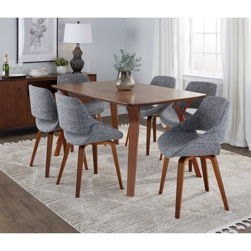 Carson Carrington Sala Svellingen 7-Piece Rectangular Dining Set