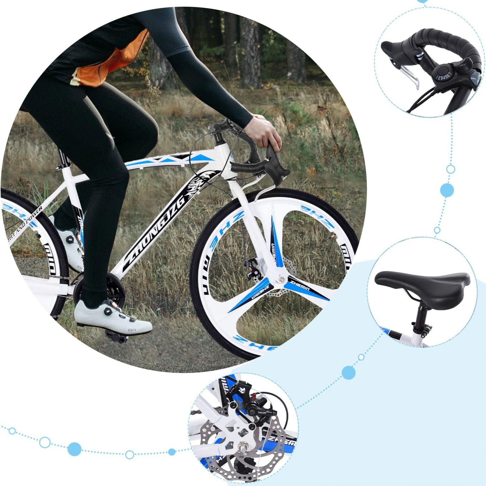 700c Shimano Max4out 700C Wheel Road Commuter Bike For Adult Men