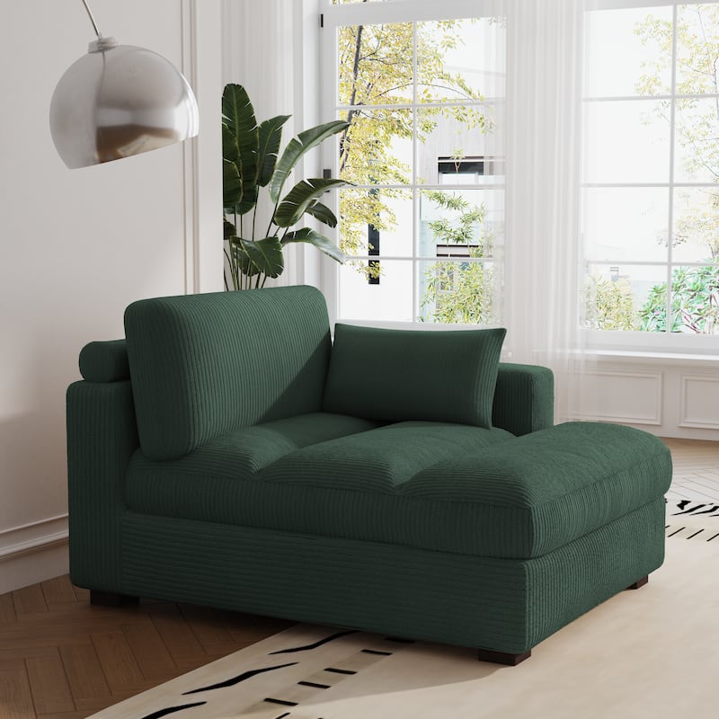 Left and Right Sectional Sofa Set Chaise Lounge Sofa Chair