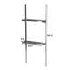 preview thumbnail 5 of 51, Patiowell 10' x 8'/10' x 10'Metal Outdoor Storage Shed with Goods Shelves/Floor Frame Garden Tool Shed for Backyard Garden