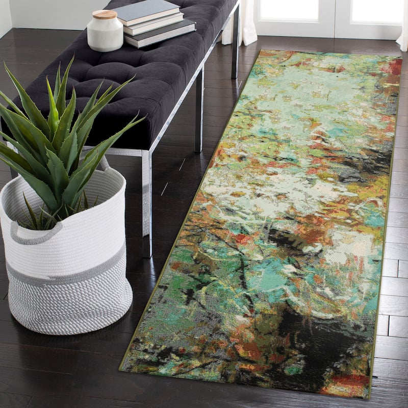 Liora Manne Marina Cirque Indoor/Outdoor Rug - 1'11" x 7'6" - Multi