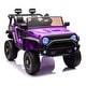 preview thumbnail 5 of 98, 24V Kids Ride-On Truck with Parental Remote, MP3, Bluetooth, LED Lights, and Safety Belts 鈥