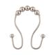 preview thumbnail 12 of 42, Utopia Alley Double Roller Ball Stainless Steel Shower Curtain Hooks Rings, Set of 12