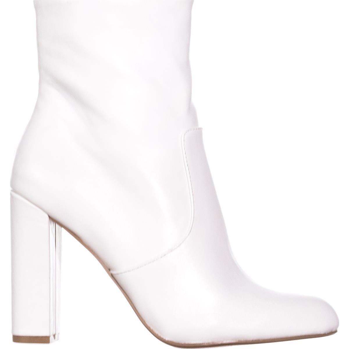 steve madden editor bootie white