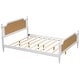 preview thumbnail 20 of 18, Merax Traditional Style Platform Bed with Rattan Headboard and Footboard