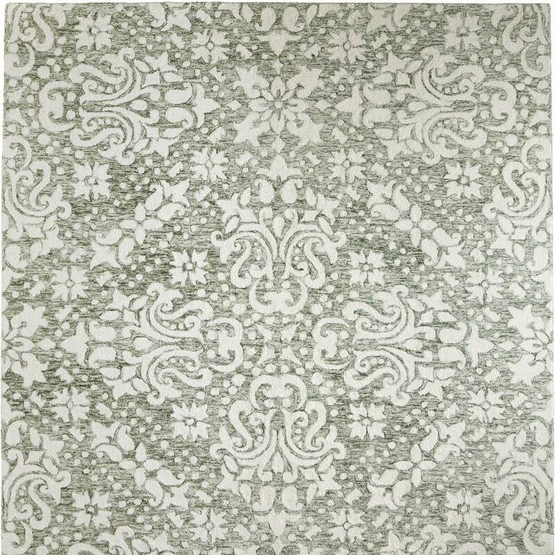 HomeRoots Floral Traditional Rectangle Area Rug