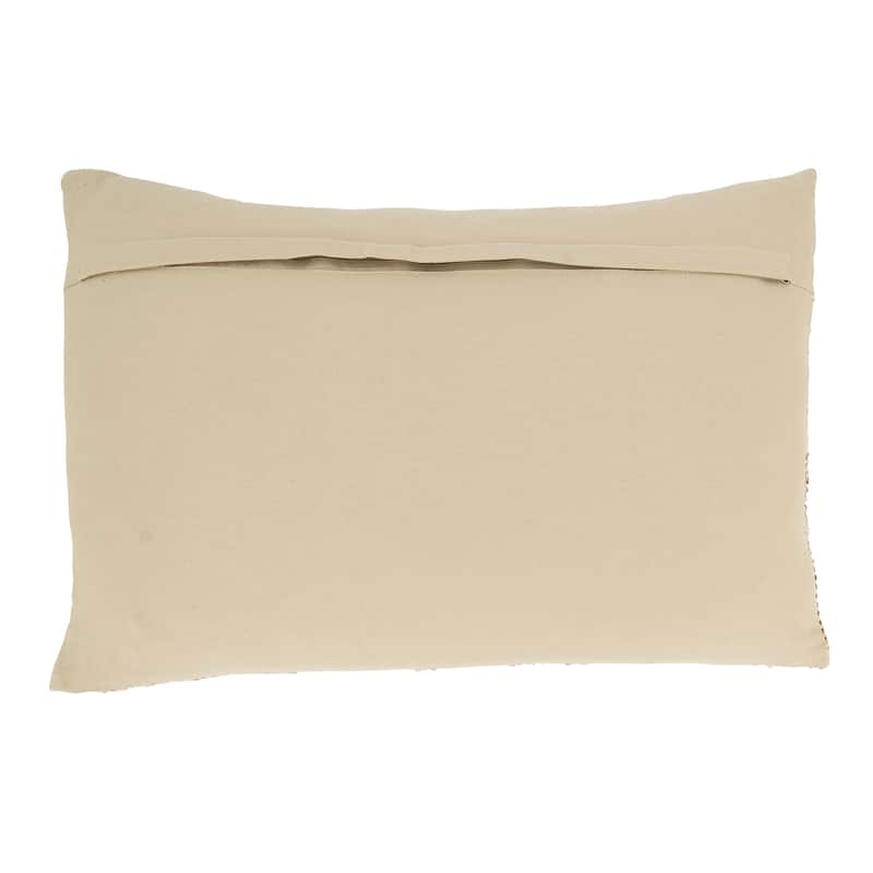 Fringed Classic Stripe Throw Pillow