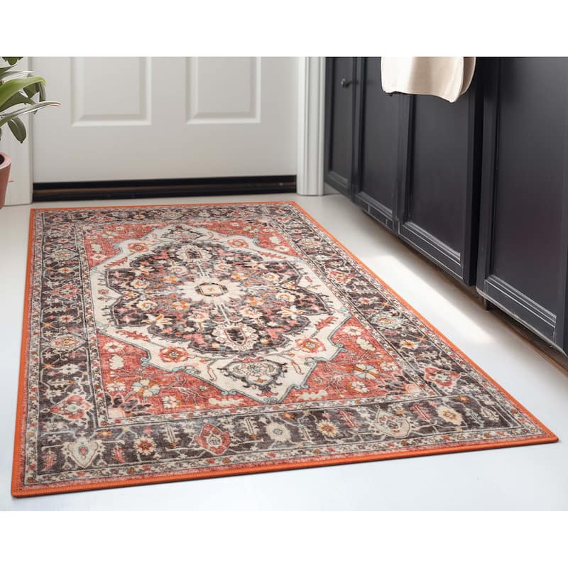 Well Woven Kings Court Zazzu Traditional Medallion Oriental Area Rug