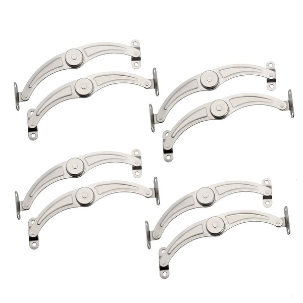 4Pairs 140mm Soft Close Door Hinge Support Drop Lids of Cupboard - #5 90mm x 1.3mm,4 Pairs