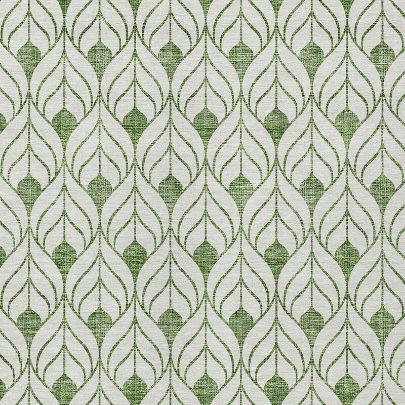 HomeRoots Geometric Transitional Rectangle Outdoor Rug