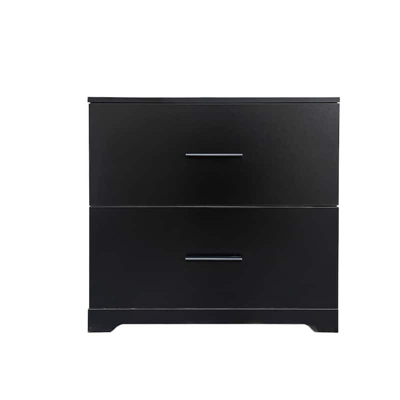 2-Drawer Lateral Filing Cabinet, Storage Filing Cabinet for Home Office