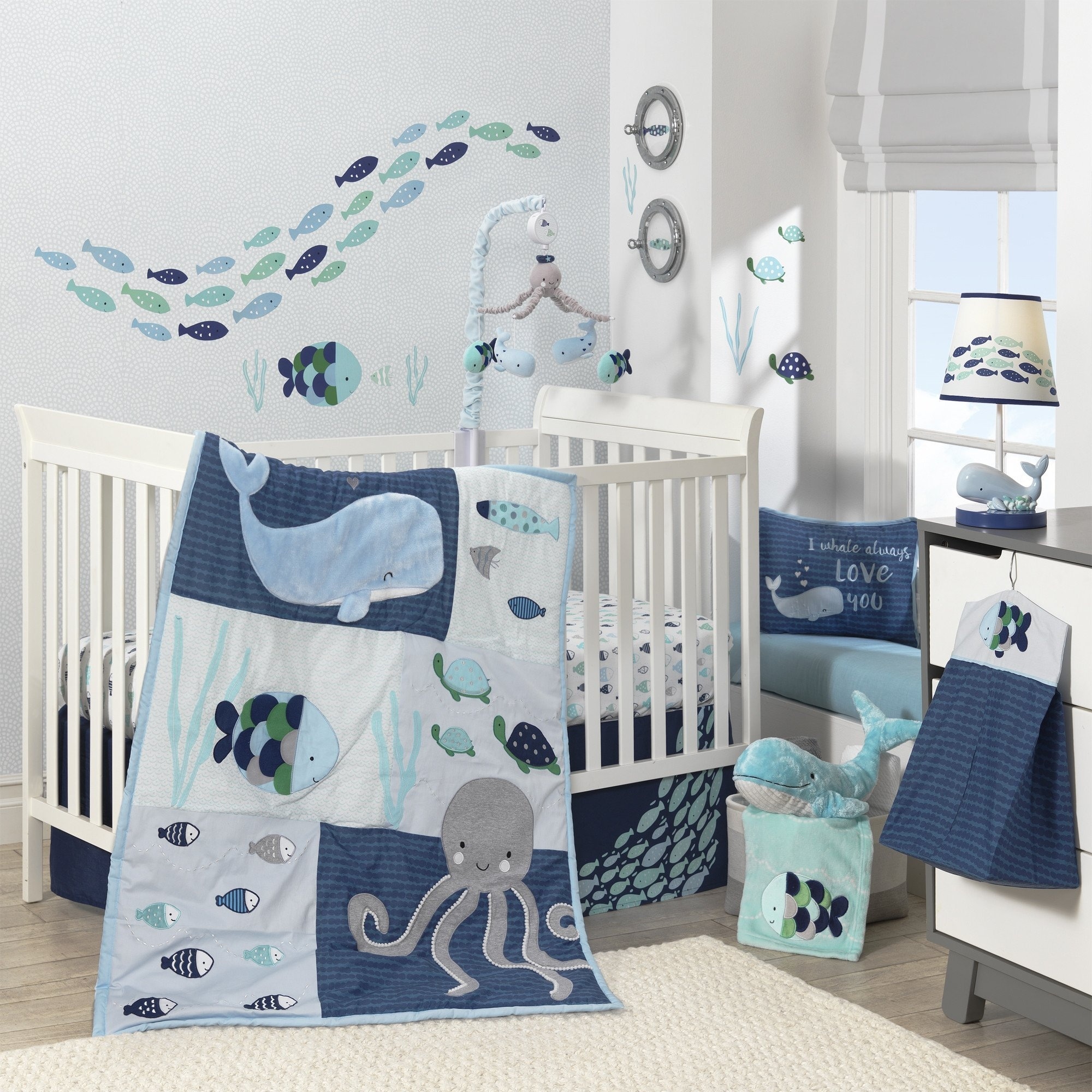 6-Piece Nursery Baby Crib Bedding Set 