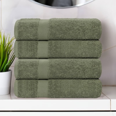 Superior Franklin Cotton Lightweight Bath Towel Set of 4