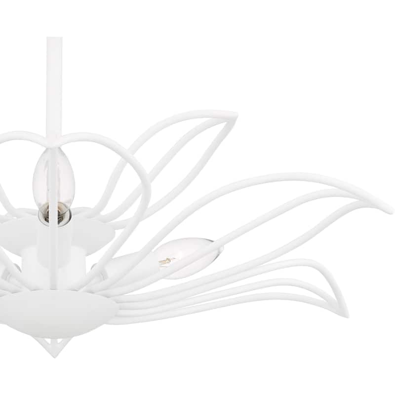 Tallulah 3-Light Sand White Pendant