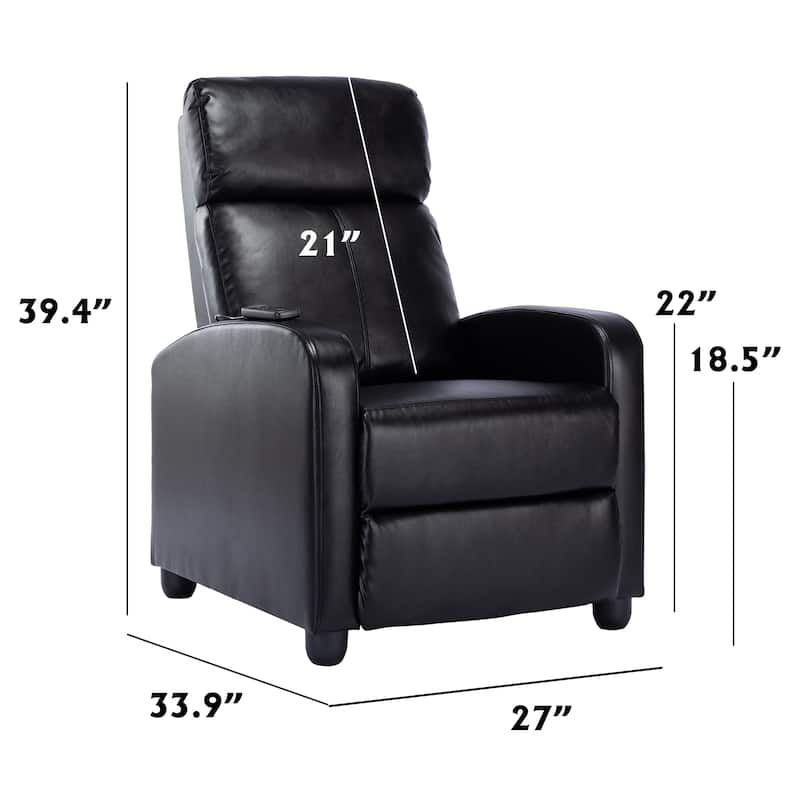 Adjustable Push Back Recliners for Living Room