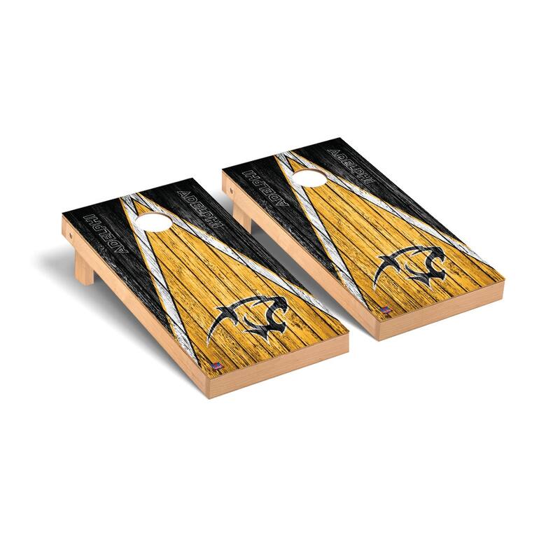 Adelphi Panthers Weathered Cornhole Board Set