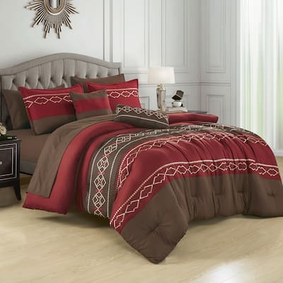 Vinata Luxury 9 Piece complete bed in bag set