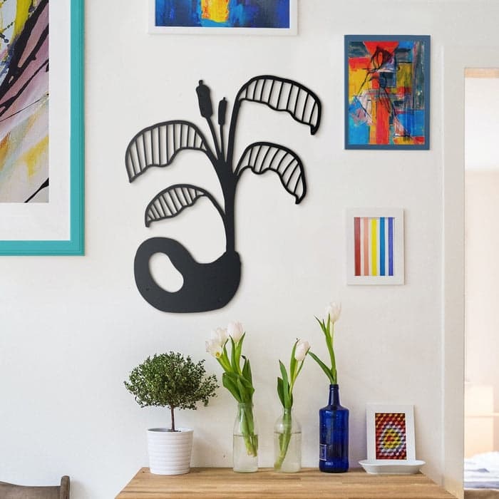 Calla Flower Metal Wall Art, Metal Wall Decor