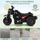 preview thumbnail 20 of 38, Gymax 6V Kids Bubble Car Electric Ride on Motorcycle w/ Music Button &