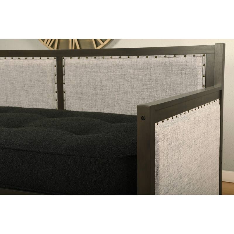 Somette Sloane Daybed in Graystone Finish includes Mattress