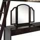 preview thumbnail 53 of 52, Wooden Full Loft Bed with U-shaped Desk,Storage Compartments and Tri-fold Mirror