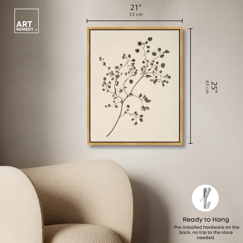 Bilberry Branch Canvas by Art Remedy