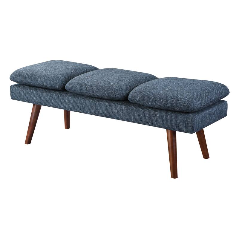 Amanda 54" Mid-Century Bench