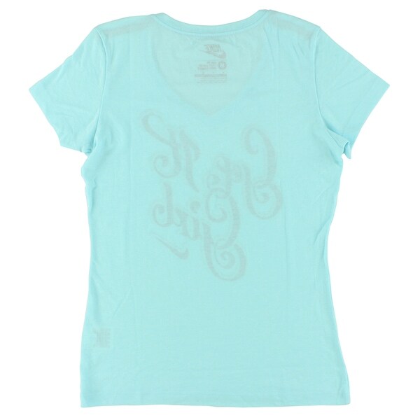 light blue nike shirt women's