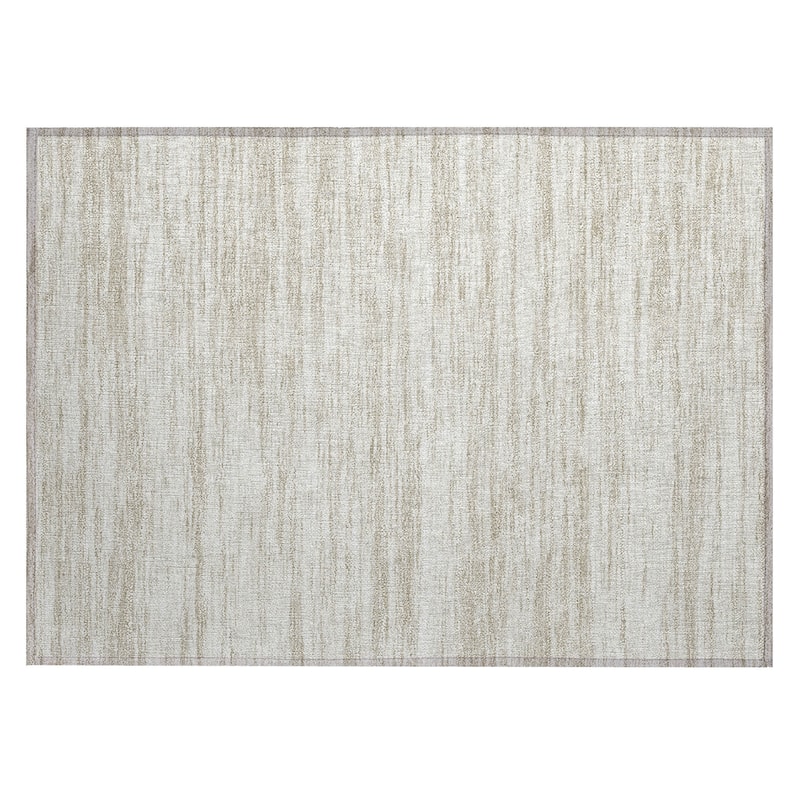 Machine Washable Indoor/ Outdoor Casual Ombre Chantille Rug