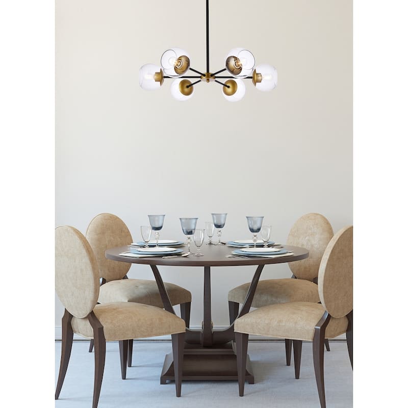 Brooke 30 inch Pendant with Clear Shade - N/A