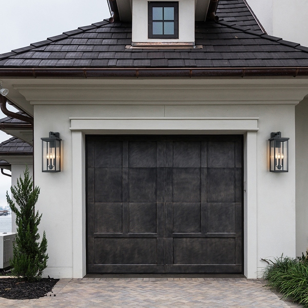 Outdoor garage wall sconces top