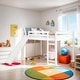 preview thumbnail 2 of 14, Stylish & Simple Full Loft Bed with Slide, Multifunctional Design, Sturdy Construction & Safety Guaranteed, Maximized Space