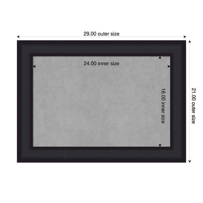 Amanti Art Oliver Black Framed - 29 x 21 in - Oliver Black