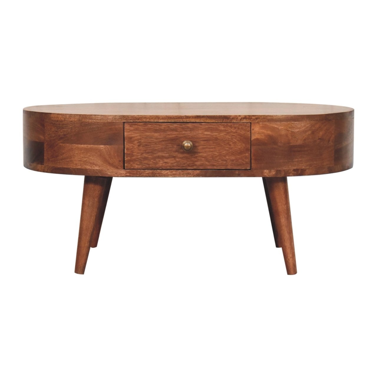 Artisan Furniture Solid Wood Honey Caramel Coffee Table, Brown with 1 Drawer
