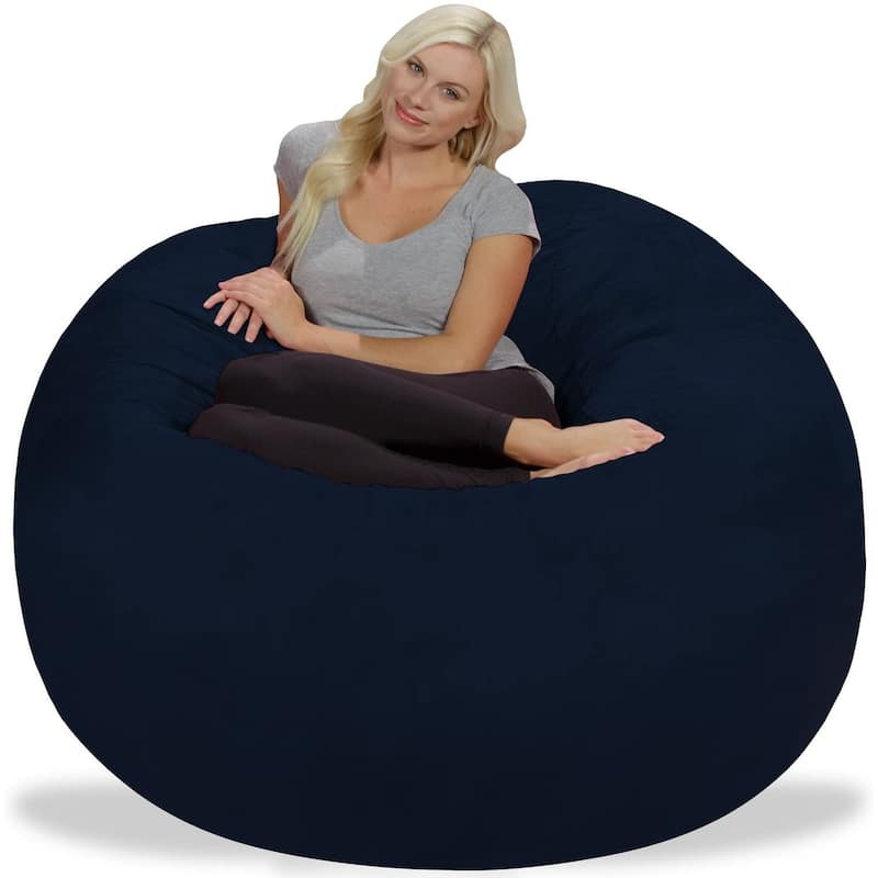 Bean Bag Chair 5-foot Memory Foam Removable Cover Bean Bags