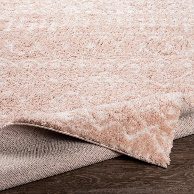 Livabliss Akai Plush Moroccan Stripe Area Rug