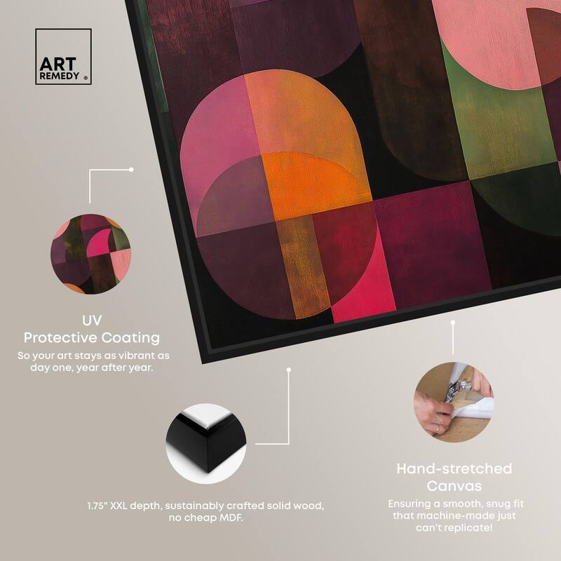 Bauhaus Romance Canvas by Art Remedy