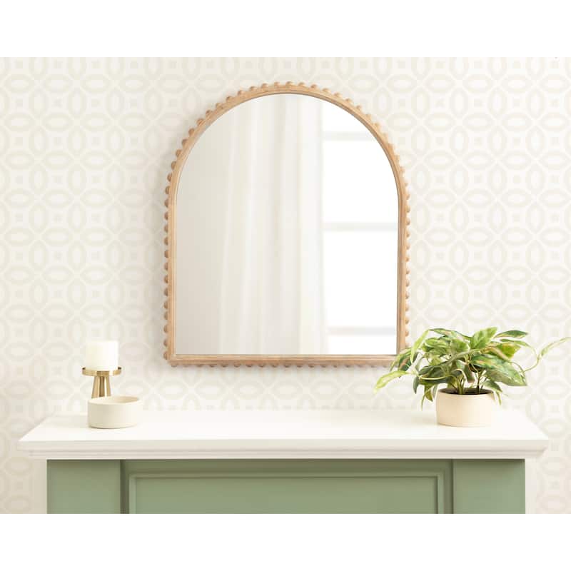 Kate and Laurel Beadbrook Arched Wall Mirror