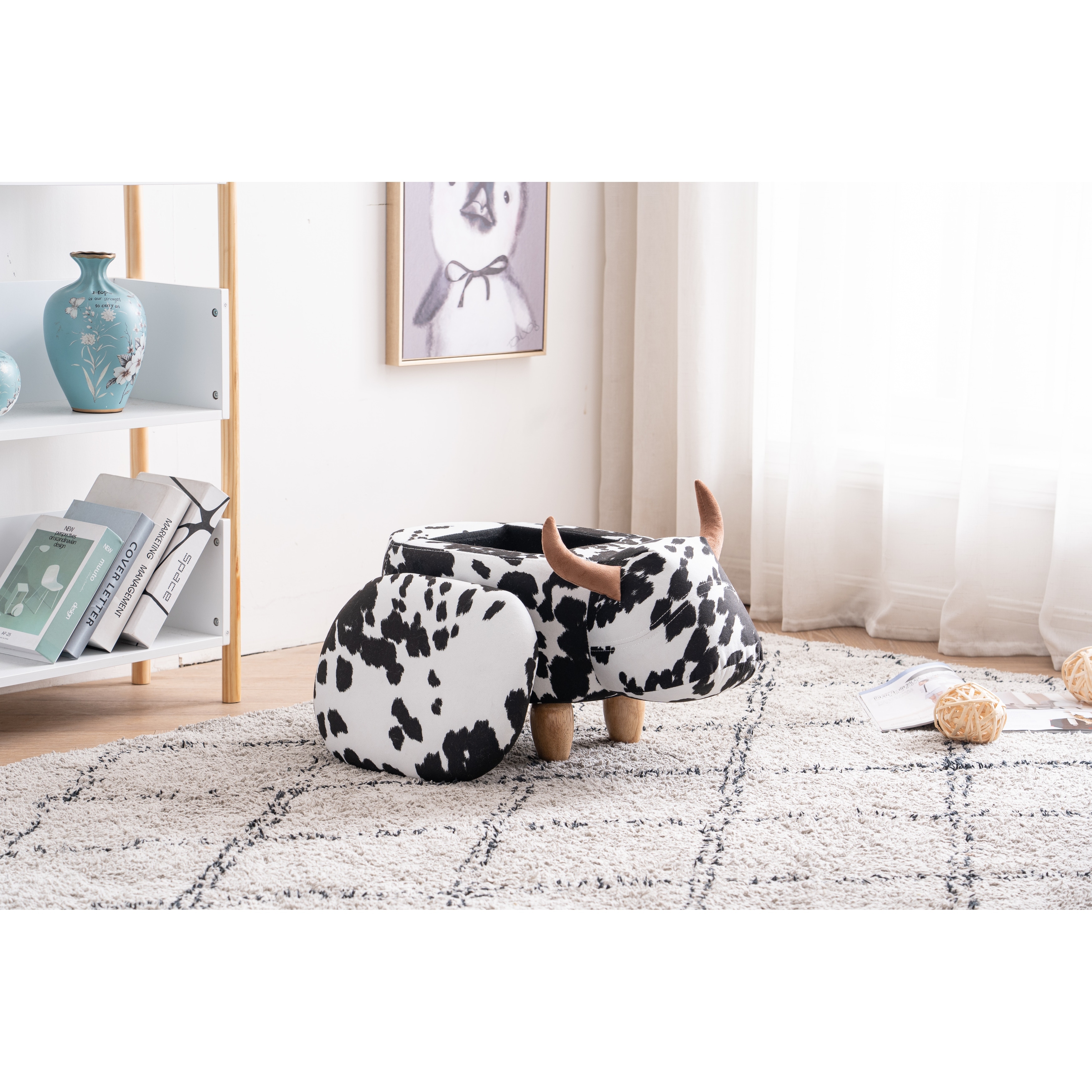Cow print deals kids chair