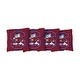 preview thumbnail 1 of 1, South Carolina State Bulldogs Red Cornhole Bags All-Weather Resin Filled