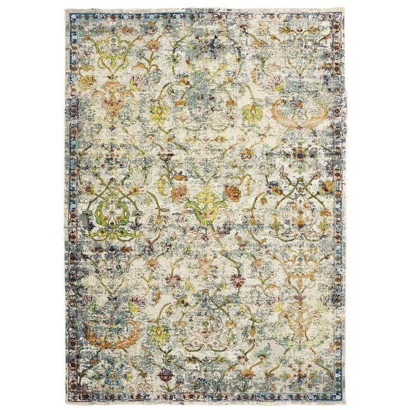 Sevita Floral Garden Multicolor Oriental Rug