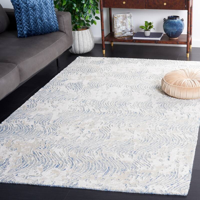 SAFAVIEH Handmade Glamour Zauresh Modern Wool Rug
