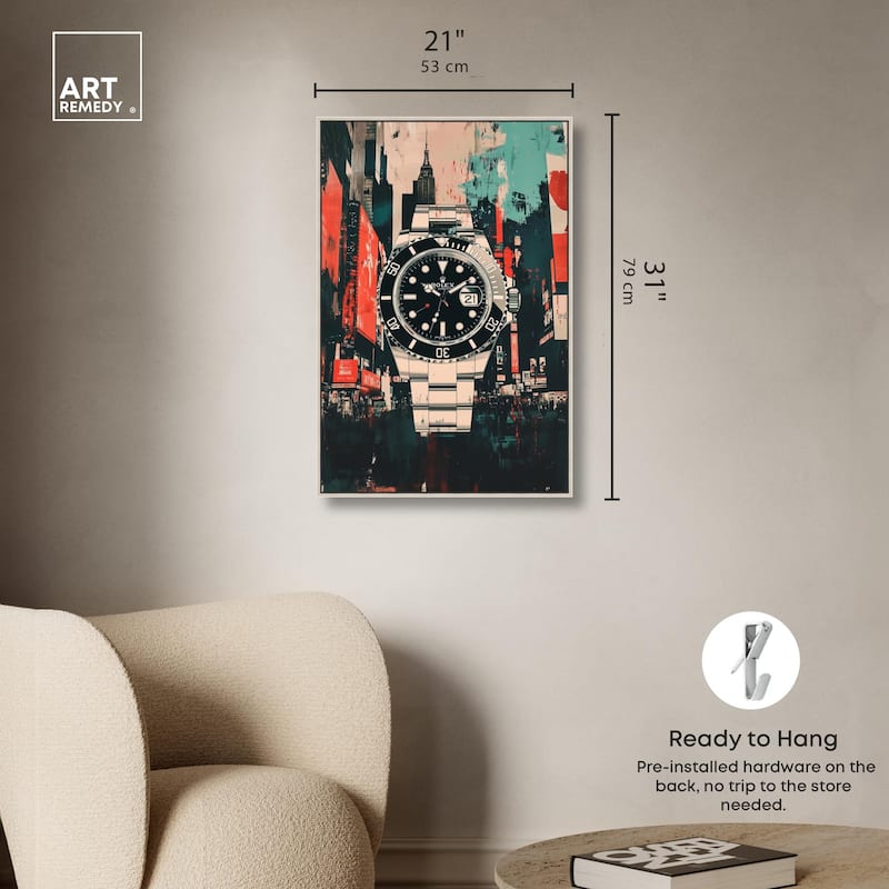 Cityscape Watch Canvas by Art Remedy