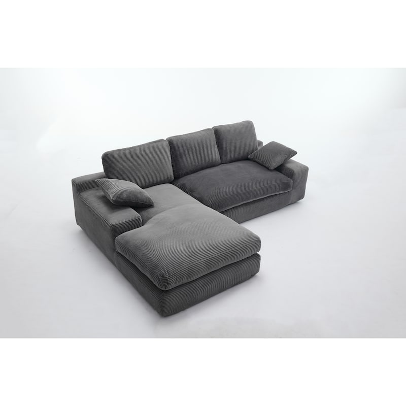 98.4" L-Shaped 4-Seat Modular Sofa