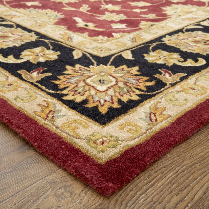 HomeRoots Oriental Traditional Rectangle Area Rug