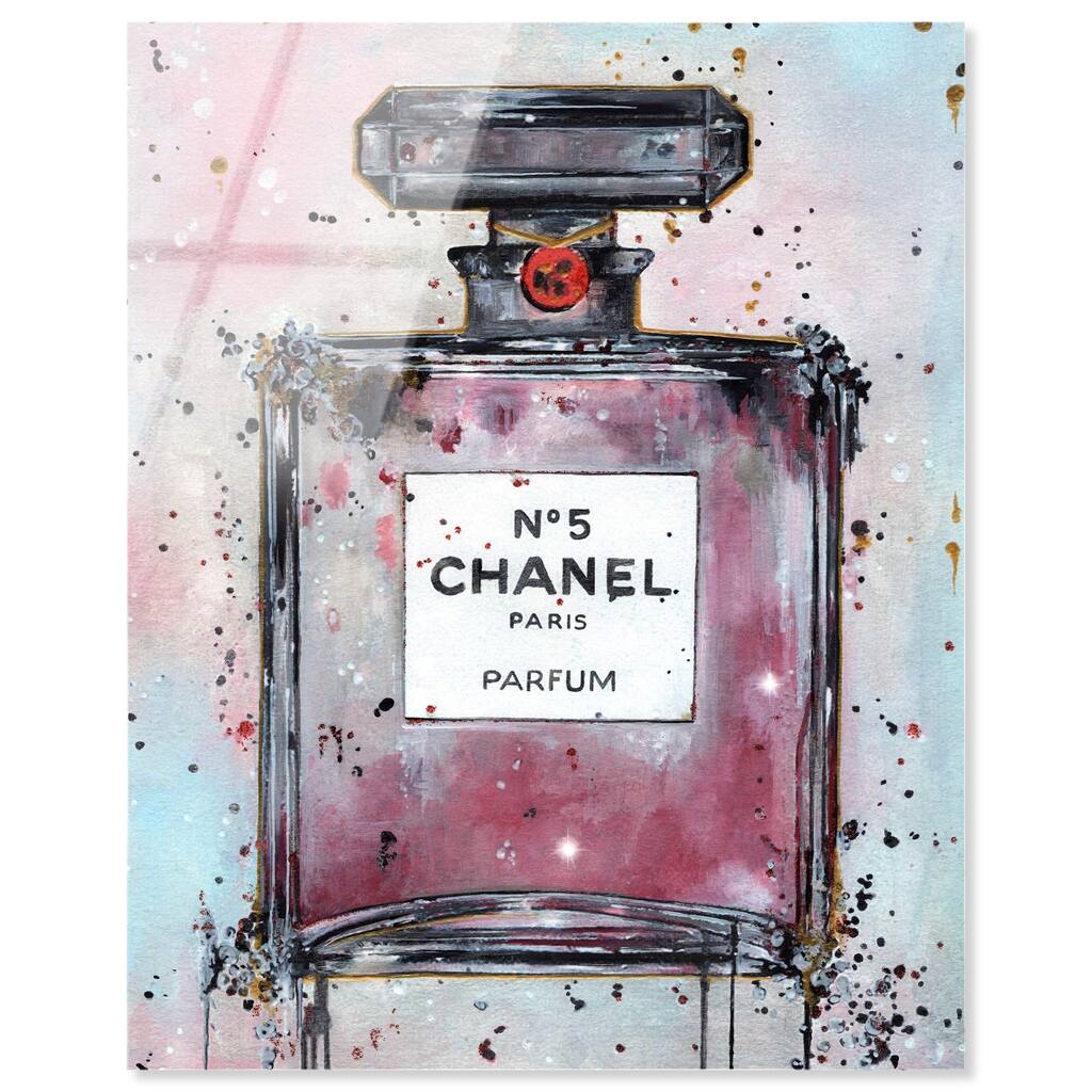 Doll Memories - Abstract Perfume Acrylic by Art Remedy, Ready to Hang