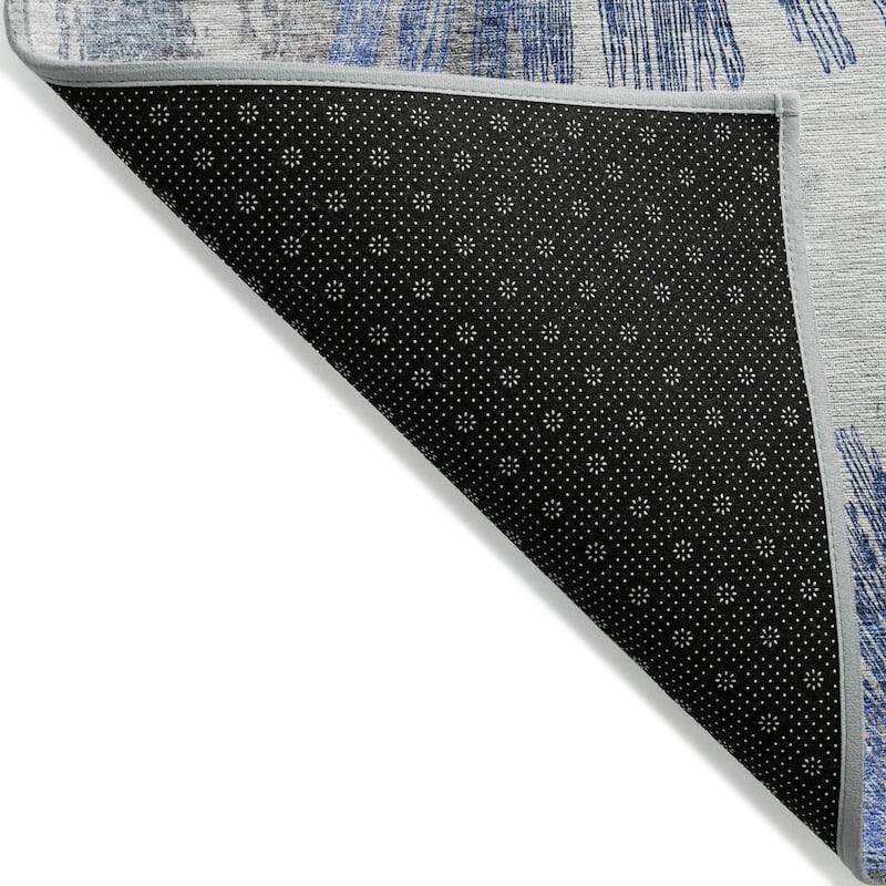 Machine Washable Indoor/ Outdoor Chantille Contemporary Starburst Rug