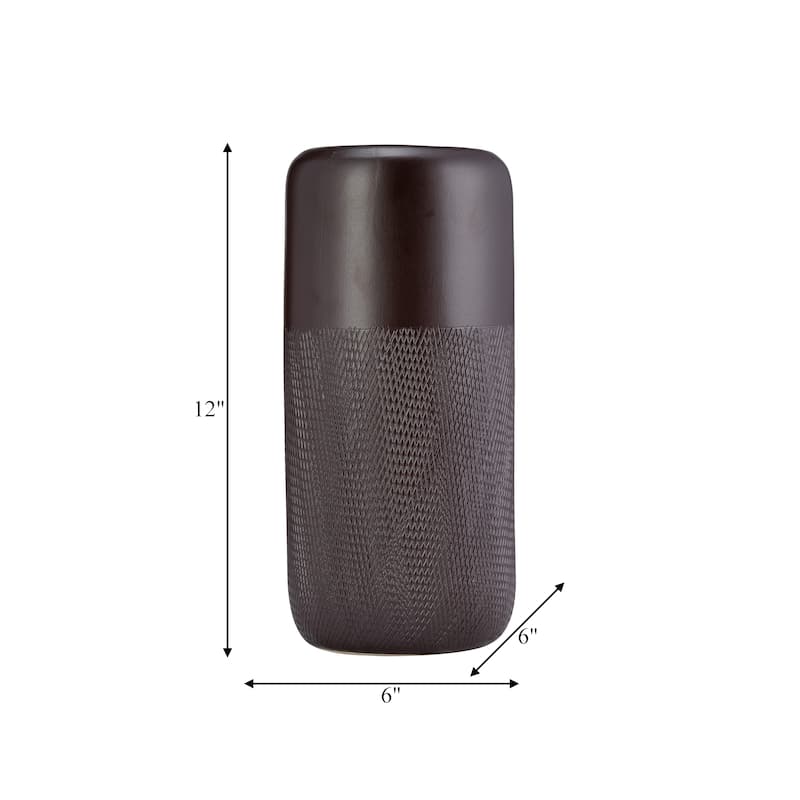 Sagebrook Home Neutral Ceramic Vase